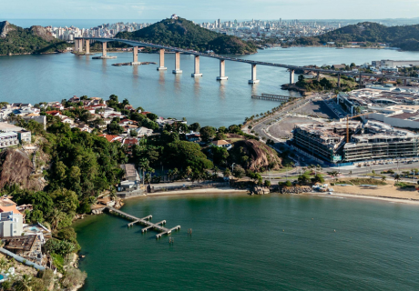 Vitoria e vila Velha vistas de cima